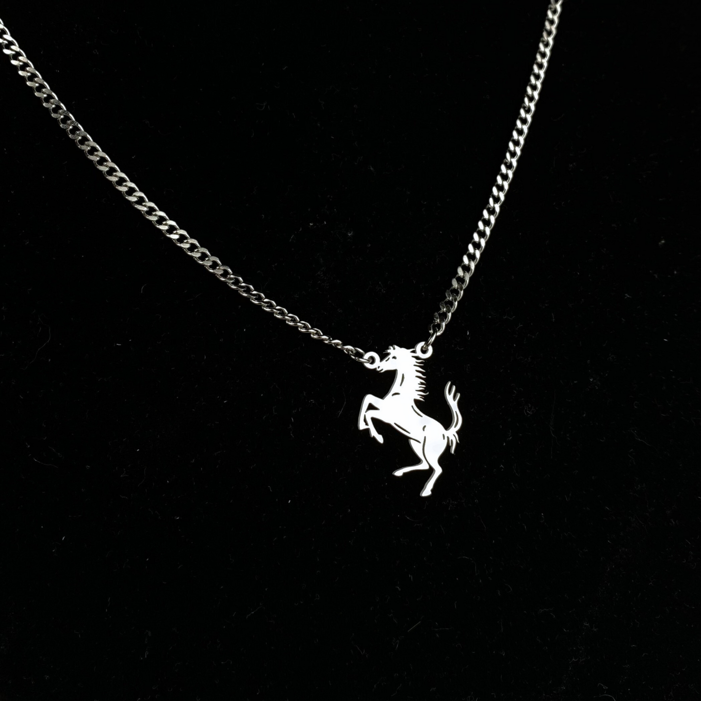 Ferrari Horse Necklace